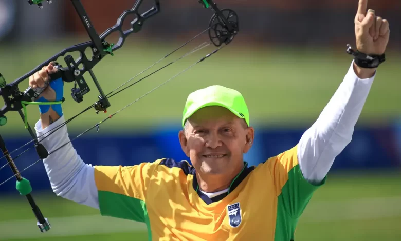 Eugênio Franco é ouro no Tiro com Arco. Foto: Divulgação