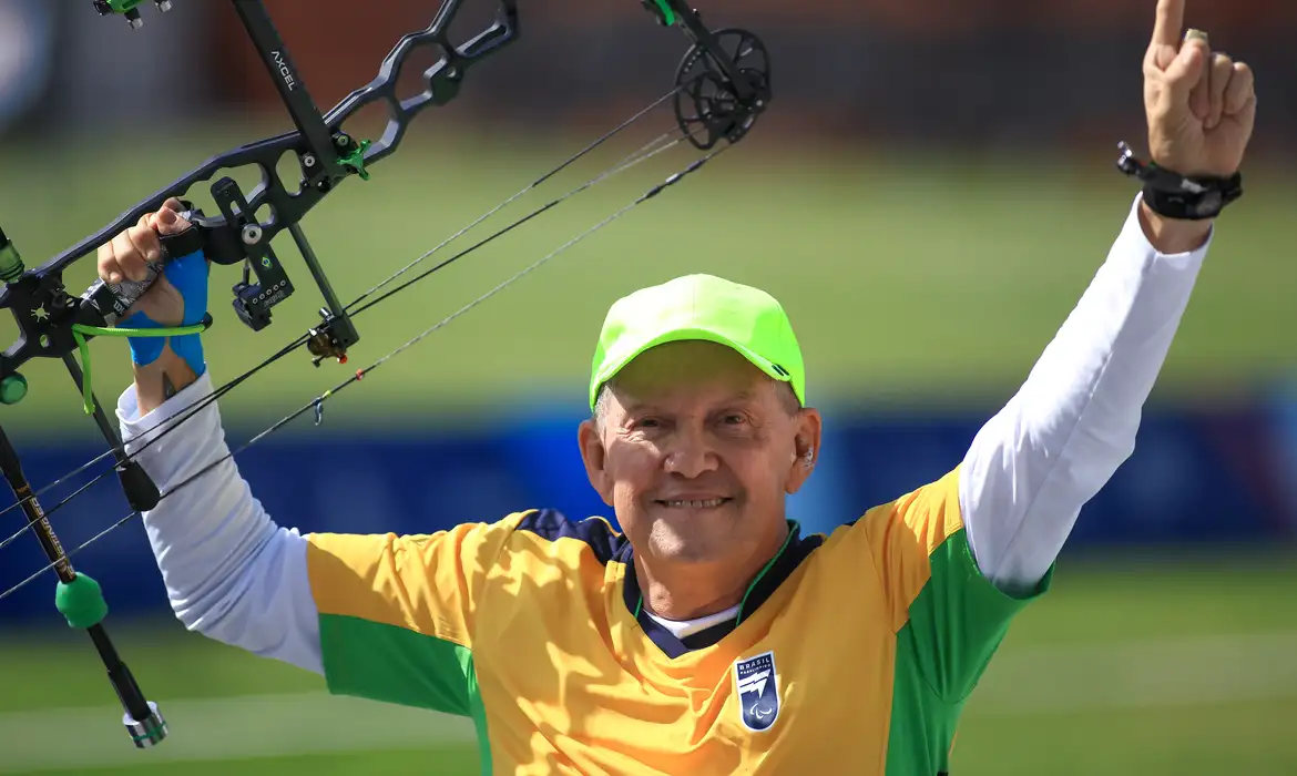 Eugênio Franco é ouro no Tiro com Arco. Foto: Divulgação