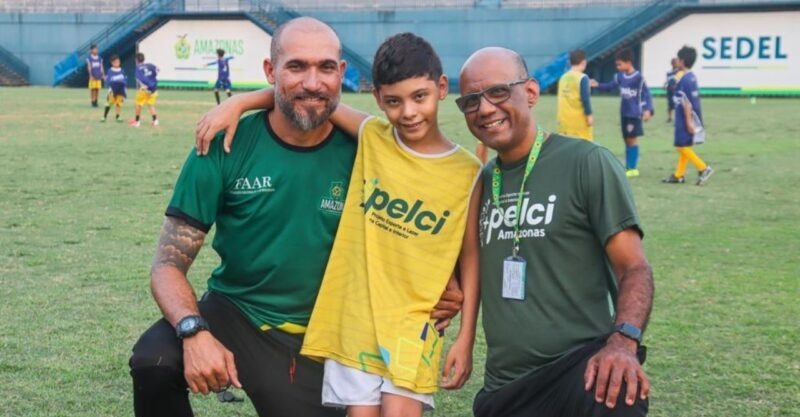 O atleta que treina no Estádio Ismael Benigno (Colina), faz parte do Programa Esporte e Lazer na Capital e Interior (Pelci). Foto: Divulgação